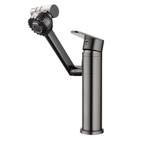 Pindaojia faucet wash basin wash basin faucet bathroom universal mechanical arm basin hot and cold faucet 47