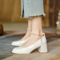 Pearl Mary Pearl Pearl Pearl Pearl Pearl Pearl Pearl Pearl Pearl - female Rouge Heels 2022 New Spring Hundred and Shallow Students