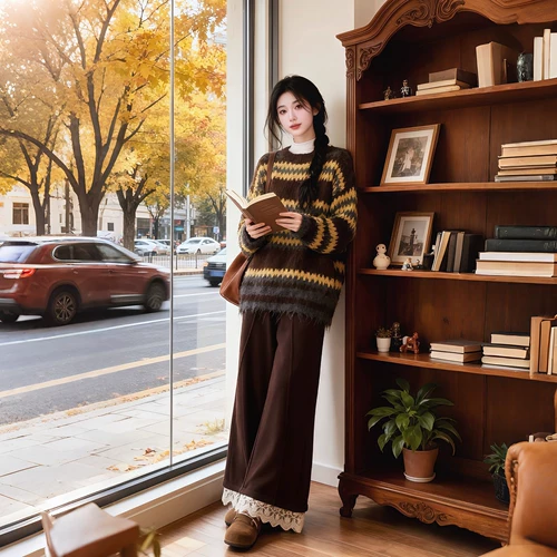 Пуховик, трикотажный свитер для отдыха, штаны, комплект, большой размер