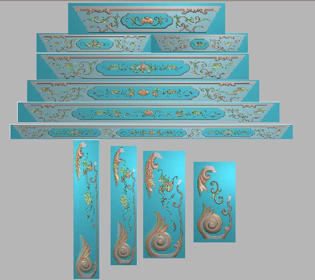 Bat New Sofa Footed Relief Plot Grey figure Skirt Plate Bronze Money Dental Plate Foreign Flower Group Plate Fine Sculpture