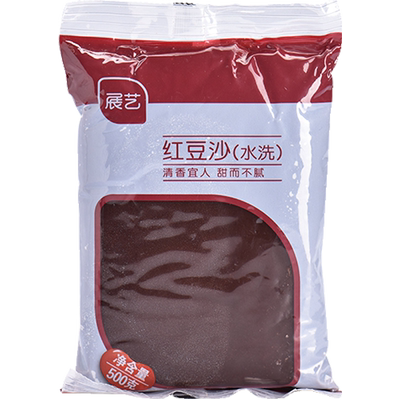 展艺红豆沙馅馅料家用黑芝麻即食月饼糯米果粽子低糖莲蓉紫薯蜜豆