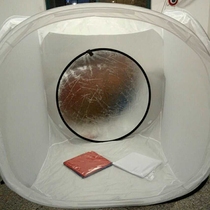 150 * 150CM ultra-large soft light shed bright shed photographic round shed static box 4 color background cloth folding portable bag