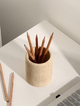 Creative pen tunnel Shizhen wind beauty style makeup brush desktop receives box jewelry office business to send students gifts