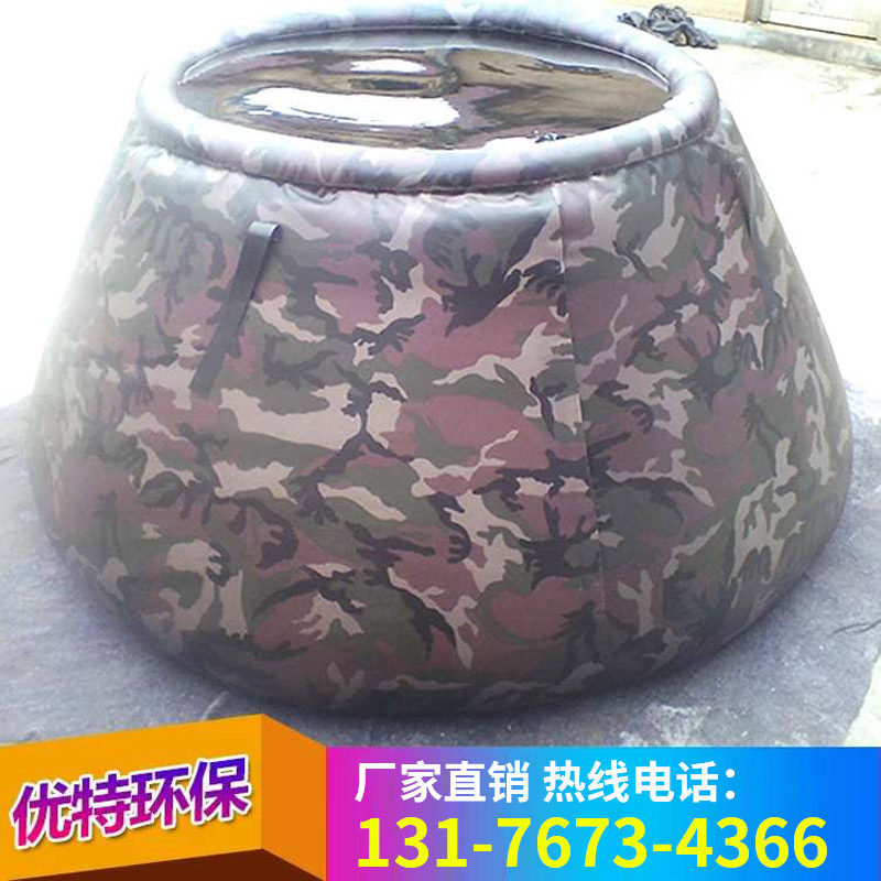 Water bag pvc rubber fire water bag Agricultural bridge drought-resistant transport liquid bag Foldable soft water storage water storage bag