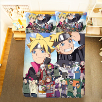 Cartoon Fire Ninja Boon to the bed sheet Quilt Cover Zolyanna Minami Moonna for a single student Dormitory Dorm Room