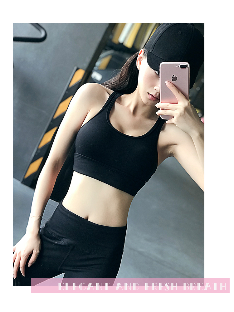 Mẫu đồ lót thể thao chống sốc cường độ cao phụ nữ chạy tập thể dục áo ngực không có áo vest corset bra áo khoác tập gym nữ