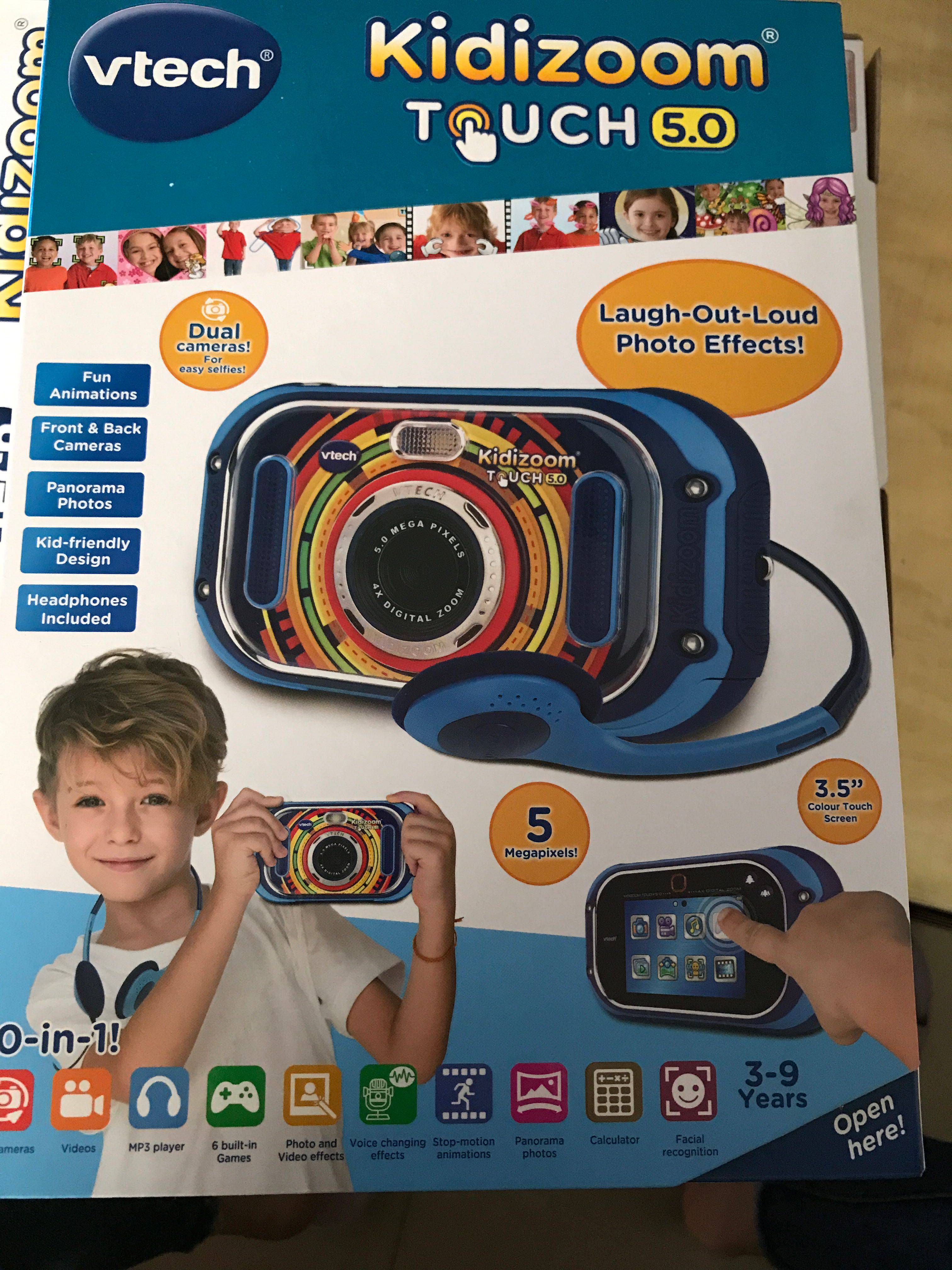 Spot Hong Kong Vtech VTech 8 in 1 top with luxury anti-fall children's digital camera with mp3 headphones