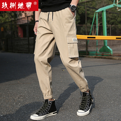 【天猫旗舰店】品质男士纯棉休闲裤工装裤