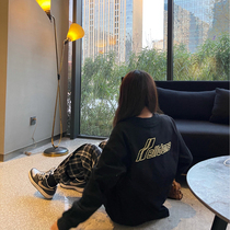 Vicxx produced We11done three-dimensional Pearl Logo thin long sleeve Tee sweater Well pullover T-shirt INS