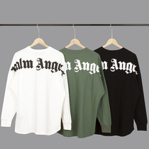 Vicxx Plam Palm angel print beauty tide high street loose hip hop couple bat sleeve long sleeve T-shirt