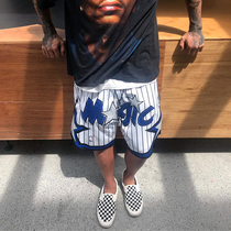 Vicxx produced Just Don Orlando Magic embroidered loose mesh basketball shorts five-point pants