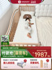 Hagaday Hakada Baby Splicing Bed, Extra Wide Bedside Bed, Pure Solid Wood Children's Large Bed, Suitable for Babies and Adults to Sleep on