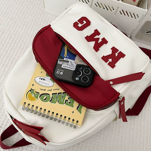 Сумка через плечо, модный школьный рюкзак для путешествий, городской стиль, простой и элегантный дизайн, подходит для студента