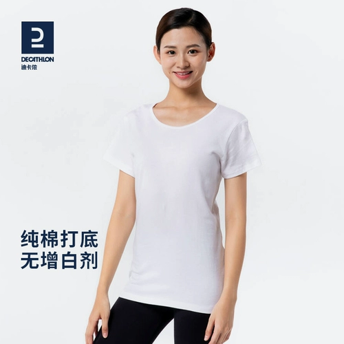 Хлопковая летняя одежда для йоги, спортивная футболка для спортзала, короткий рукав, свободный крой