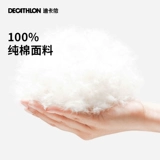 Спортивная хлопковая однотонная приятная телу дышащая футболка для отдыха для тренировок, короткий рукав, круглый воротник