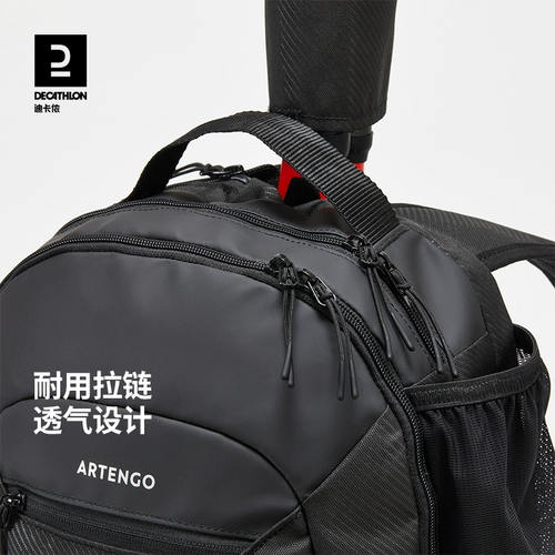 Decathlon, теннисная ракетка для бадминтона, вместительная и большая спортивная сумка, школьный рюкзак, надевается на плечо