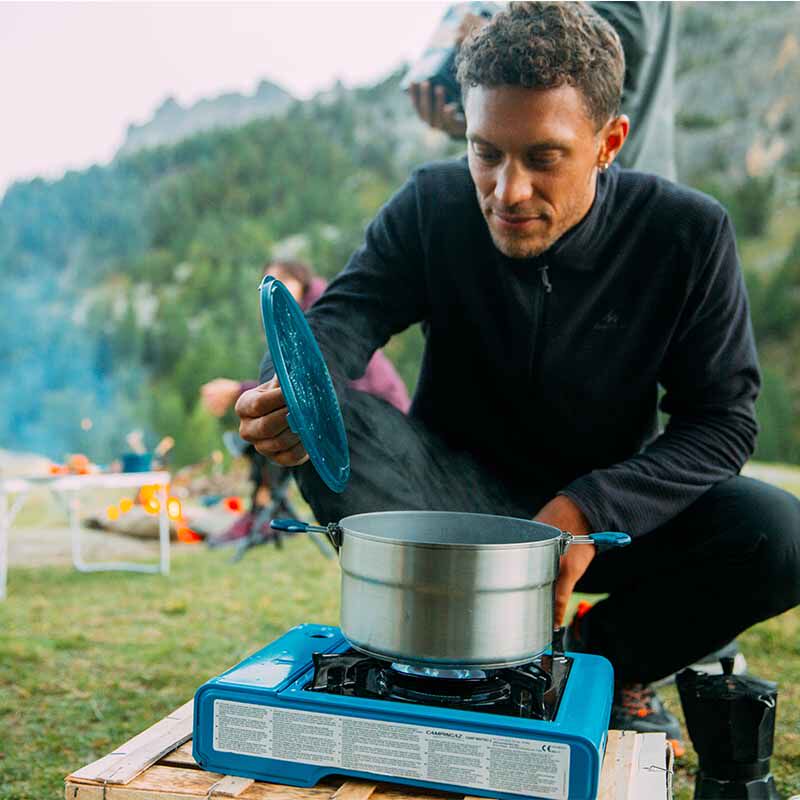 Di Cannon outdoor pot with portable stainless steel camping wild camping field picnic wild cooking car full cooker ODCT