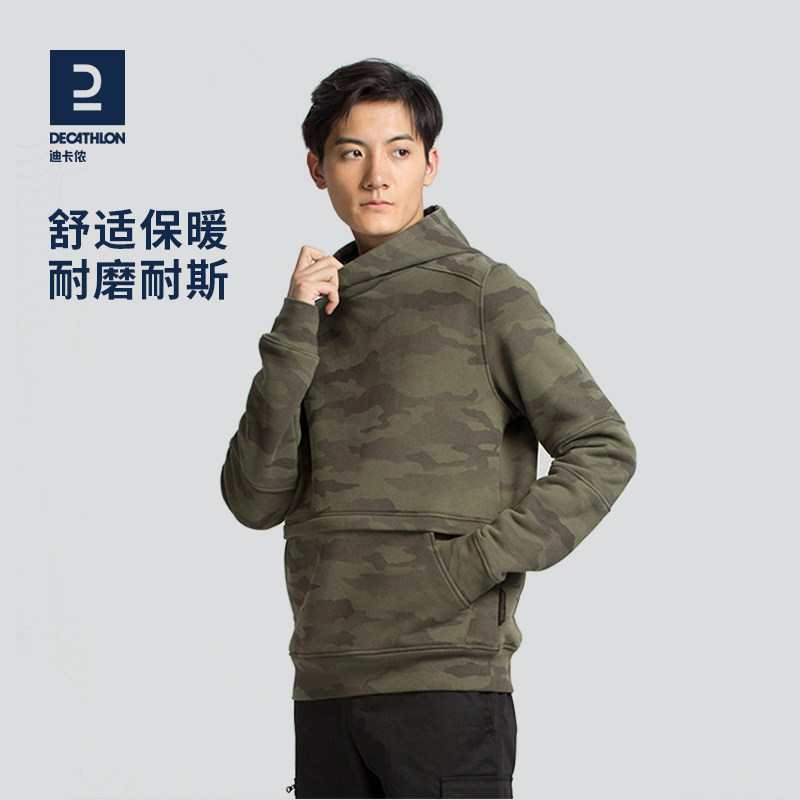 Di Cannon Official Methodist thick cotton T male and female autumn winter long sleeves Thickened Hooded Lovers Loose camouflate OVH