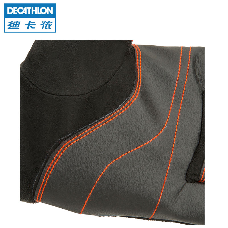 Decathlon non-slip chịu mài mòn nửa ngón tay găng tay dành cho người lớn găng tay buồm nautical găng tay TRIBORD-B găng tay y tế vglove