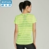 Decathlon thể thao Áo thun nữ mùa xuân và mùa hè chuyên nghiệp nhanh khô thoáng khí tay ngắn cổ tròn marathon chạy nhanh áo thun khô - Áo phông thể thao
