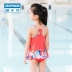 Cô gái Decathlon chia tay bơi suối nước nóng tắm phù hợp với cô gái che bụng váy bảo thủ công chúa dễ thương NAB k