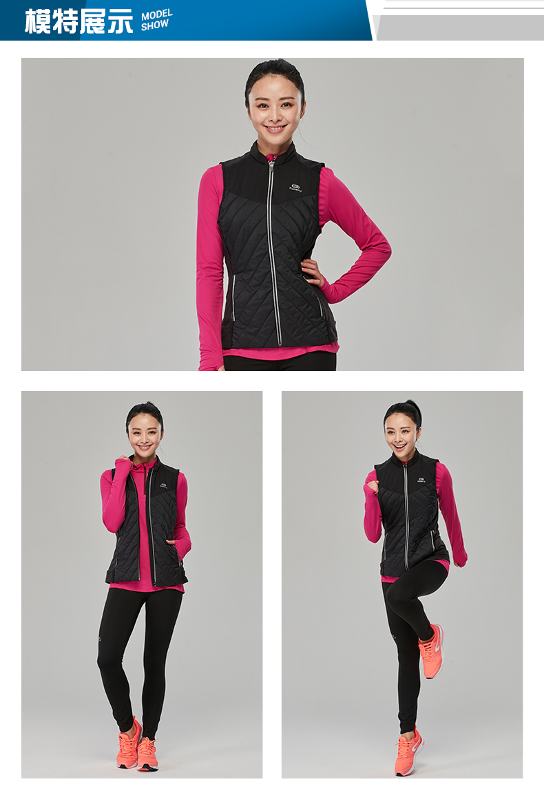 Decathlon cửa hàng flagship thể thao đơn vest nữ ngoài trời thường chạy thể dục vest RUNW áo khoác reebok nam