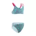 Decathlon Lướt Sóng Bên Bờ Biển Kỳ Nghỉ Teen Girls Colorblock Áo Tắm Chia Dễ Thương Bikini SBT L