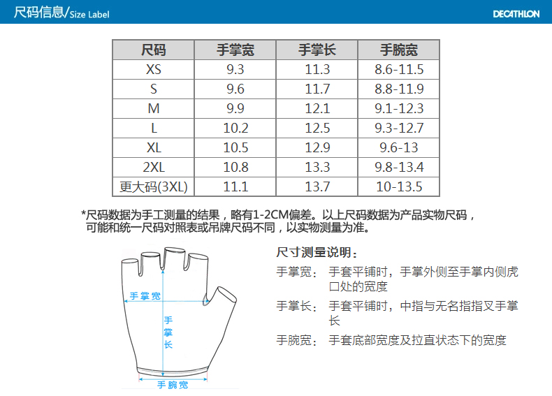 Gants pour vélo mixte DECATHLON - Ref 2238264 Image 21