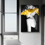 Магазин возвращается, чтобы пройти Wanzhu Simon na Современное патриотическое украшение живопись. Северный человек коридор гостиной висят.