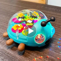 Электрическая интеллектуальная игрушка с шестернями для мальчиков и девочек, 2 лет, со звуком