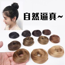 Pellet head wig hair ring haircut sloppy disc hair deviner hair accessories floral linen color smother gold yellow cold brown