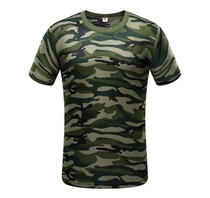 Military training short sleeve camouflage spring and summer T-shirt summer T-shirt clothing 2021 female primary and secondary school students clothing men and women outdoor wear-resistant women tide