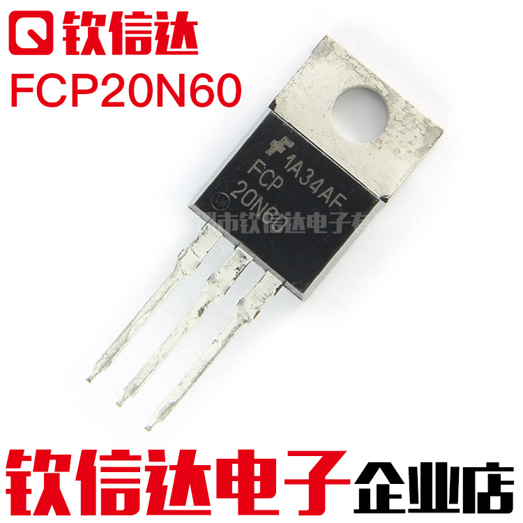 New original FCP20N60 FCP20N60 20N60 20A600V TO-220 MOS field effect crystal