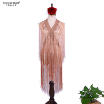 Customized 2022 new flamenco tribal belly dance large shawl scarf tassel performance CB52