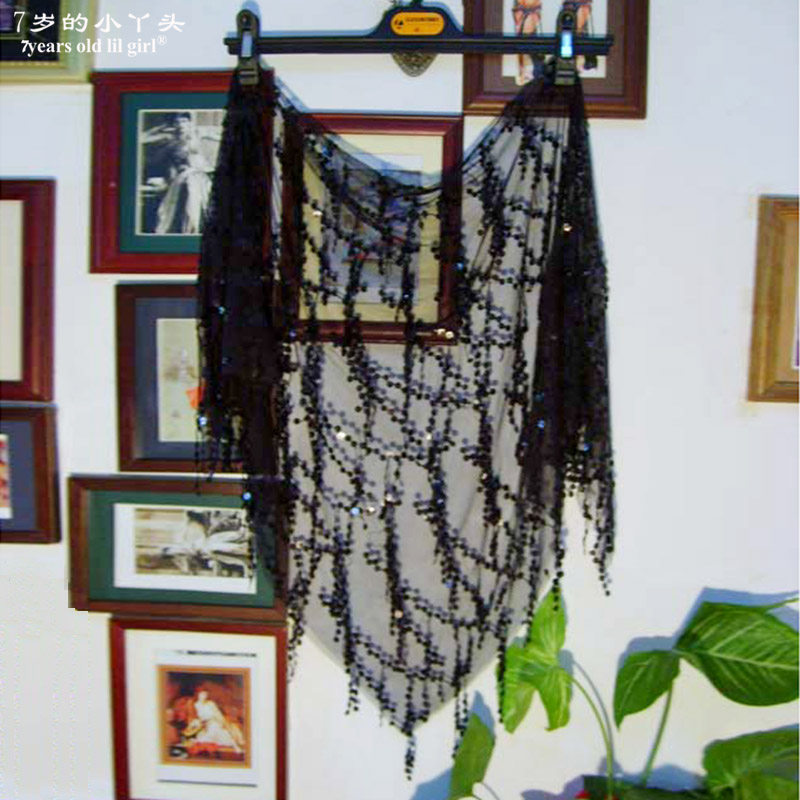 Belly dance dress Hip Towel Waist Chain 2022 new 3 corner Egyptian Slices Sequins Shiny sheet Hip Towel Hot Sell BC03-Taobao