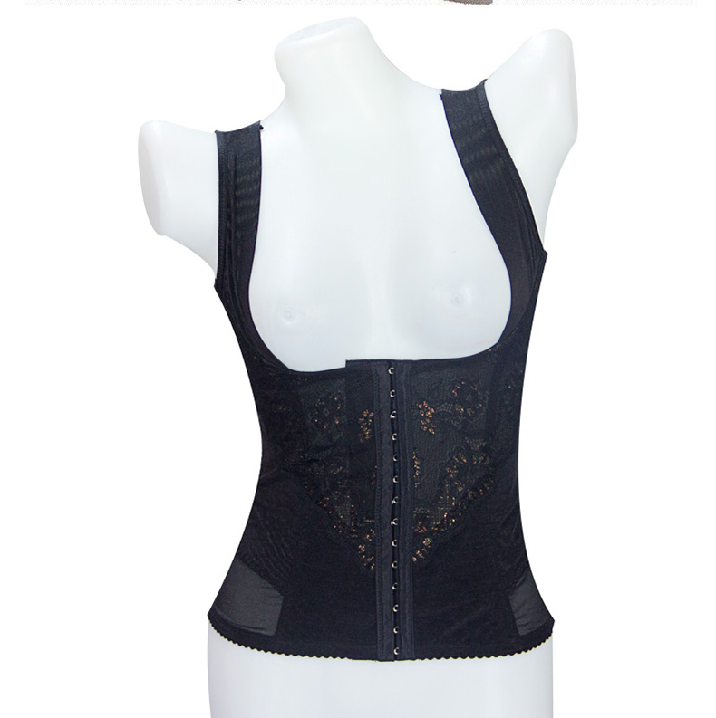 Tingmei corset áo sơ mi duy nhất đích thực bụng eo không có xương cá cơ thể hình vest nữ eo giảm ngực sửa chữa