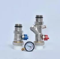 Water distributor set valve floor heating valve water inlet valve return valve filter valve DN25 set valve valve automatic exhaust valve