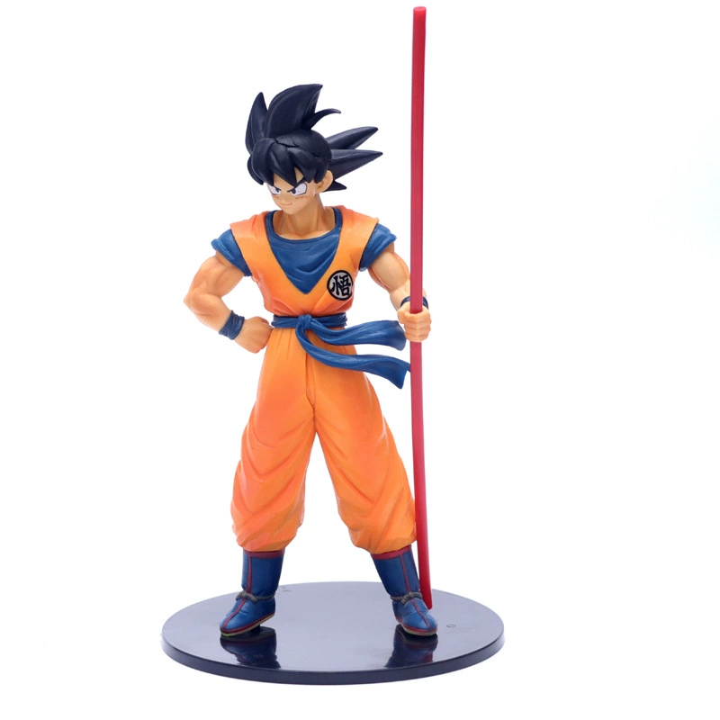 Dragon Ball Kỷ niệm 20 năm Monkey King Tự tay làm bằng tay Wishful Stick Tóc đen Goku Búp bê Mô hình Món quà trang trí - Capsule Đồ chơi / Búp bê / BJD / Đồ chơi binh sĩ