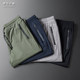 Ice silk sweatpants men's summer loose large size elastic fat men plus fat plus size ultra-thin silky fabric sun protection pants