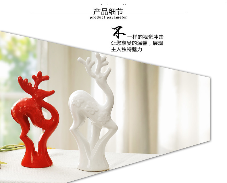 Household act the role ofing is tasted creative decoration ceramics craft a new home decoration furnishing articles wedding gift for wedding gifts sika deer