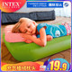 INTEX inflatable pillow mattress air cushion ນອນ pillow ອາຫານທ່ຽງ break pillow cushion home outdoor travel pillow portable waist pillow