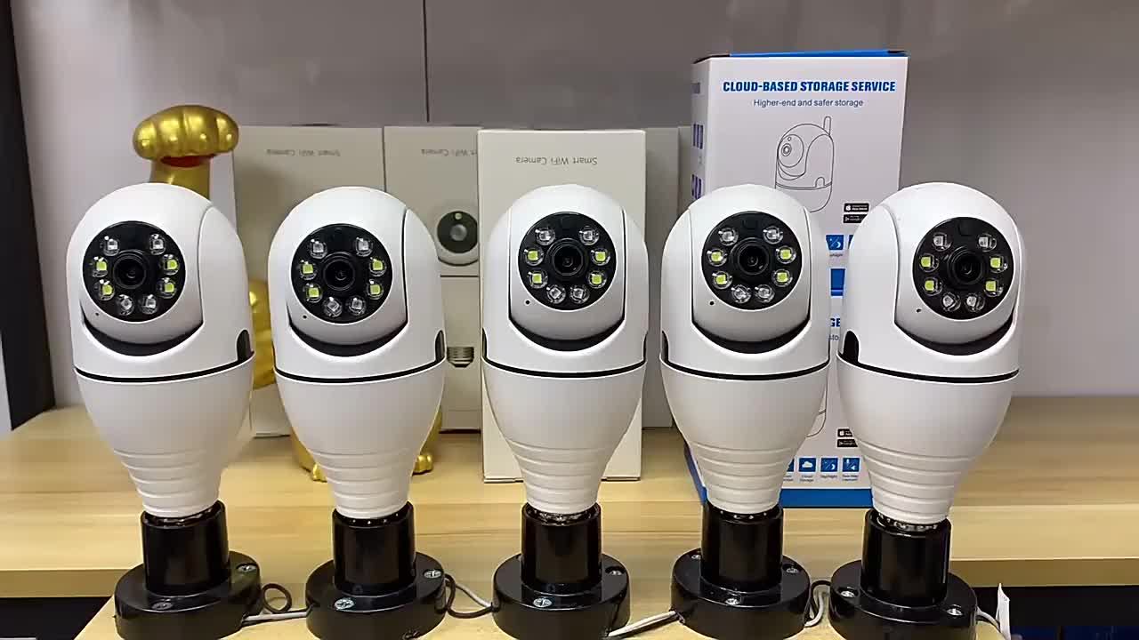 Jxlcam App Mini Cctv Camera Wireless Bulb Camera Bombilla De La Camara