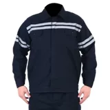 Хлопковый светоотражающий износостойкий комбинезон для работы, защита от ожогов