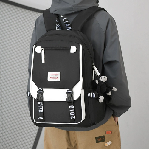 Вместительный и большой школьный рюкзак, сумка для путешествий, сумка через плечо, для средней школы, в корейском стиле