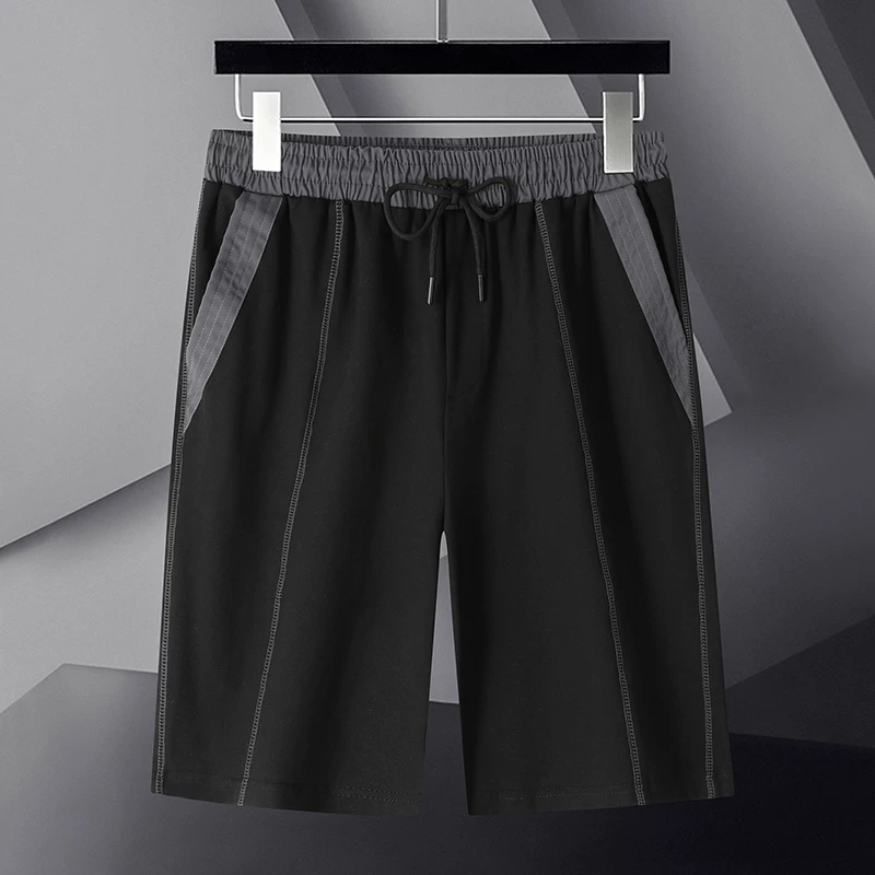 Шорты, вязаные хлопковые тонкие спортивные пляжные штаны, oversize, плюс размер