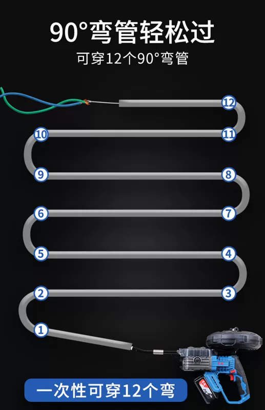 Dongchen threading tạo tác thợ sửa ống nước và thợ điện máy xâu chuỗi máy pin lithium tạo luồng hoàn toàn tự động dẫn thiết bị ren điện