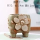 Suicy stonware mọng nước chậu cây gốm sứ phong cách châu Âu đơn giản màu tím cát thịt cũ đống cây xanh chậu chậu hoa lọ - Vase / Bồn hoa & Kệ