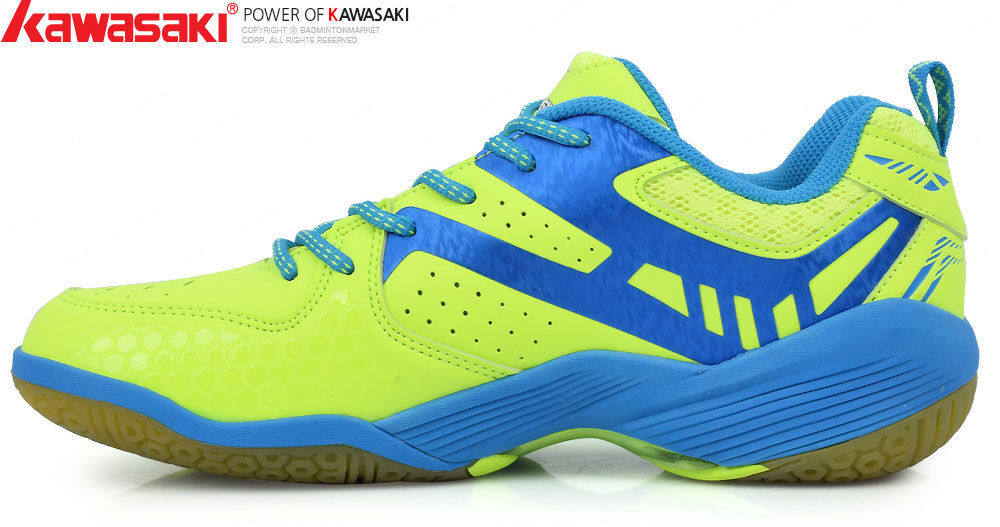 Giày cầu lông Kawasaki Kawasaki Unisex Màu xanh mua hàng Phong cách thoải mái - Giày cầu lông giày thể thao chính hãng