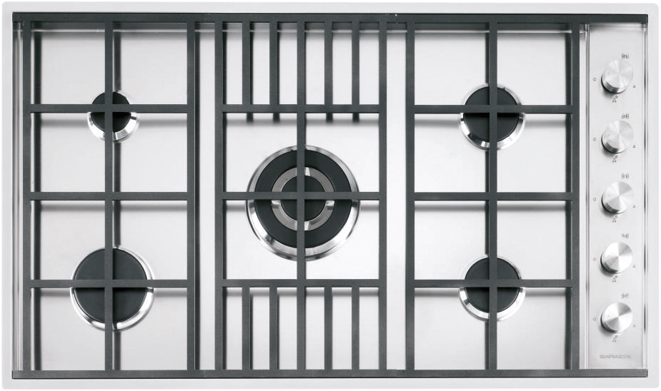 Italy imports Barazza Barazza 5 Eye grille Design 90cm Embedded gas stove
