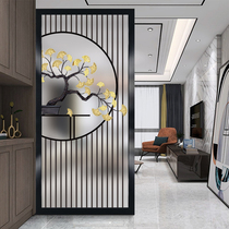 Customized modern Chinese art glass partition living room decoration screen frosted light transmission door to cover home home